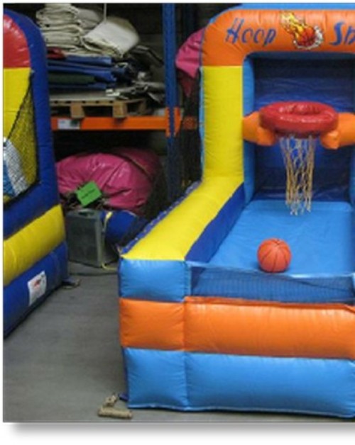 Basketbalspel opblaasbaar